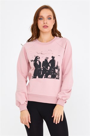 BRZ Collection Reglan Kollu Kadın Sweatshirt