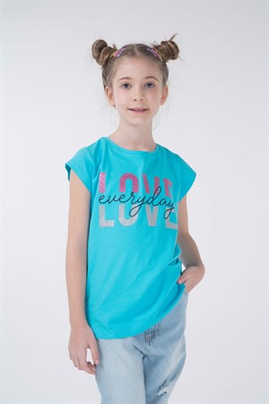 BRZ Kids Kız Kısa Kollu T-shirt